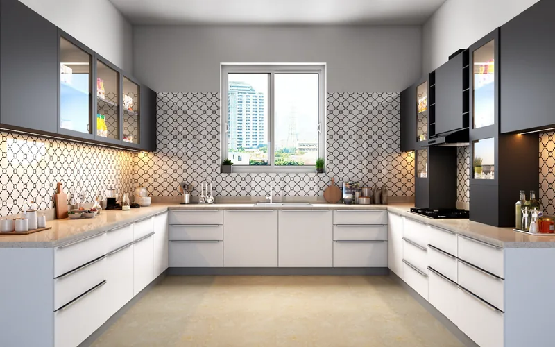 Warm Minimal Modular Kitchen — Excellent Room Warm Minimal Modular Kitchen — Excellent Room