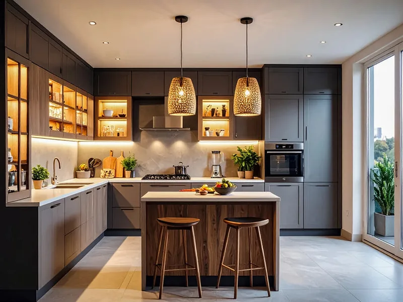 Luxe Classic Modular Kitchen — Excellent Room Luxe Classic Modular Kitchen — Excellent Room
