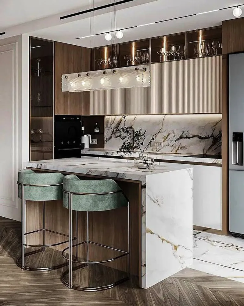 Biophilic Modular Kitchen — Excellent Room Biophilic Modular Kitchen — Excellent Room